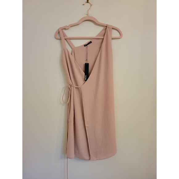 NWT Revolve Krisa Pink Wrap Dress XS - Picture 3 of 5